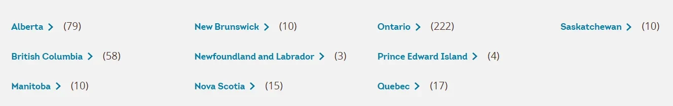 All wendy's locations in canada