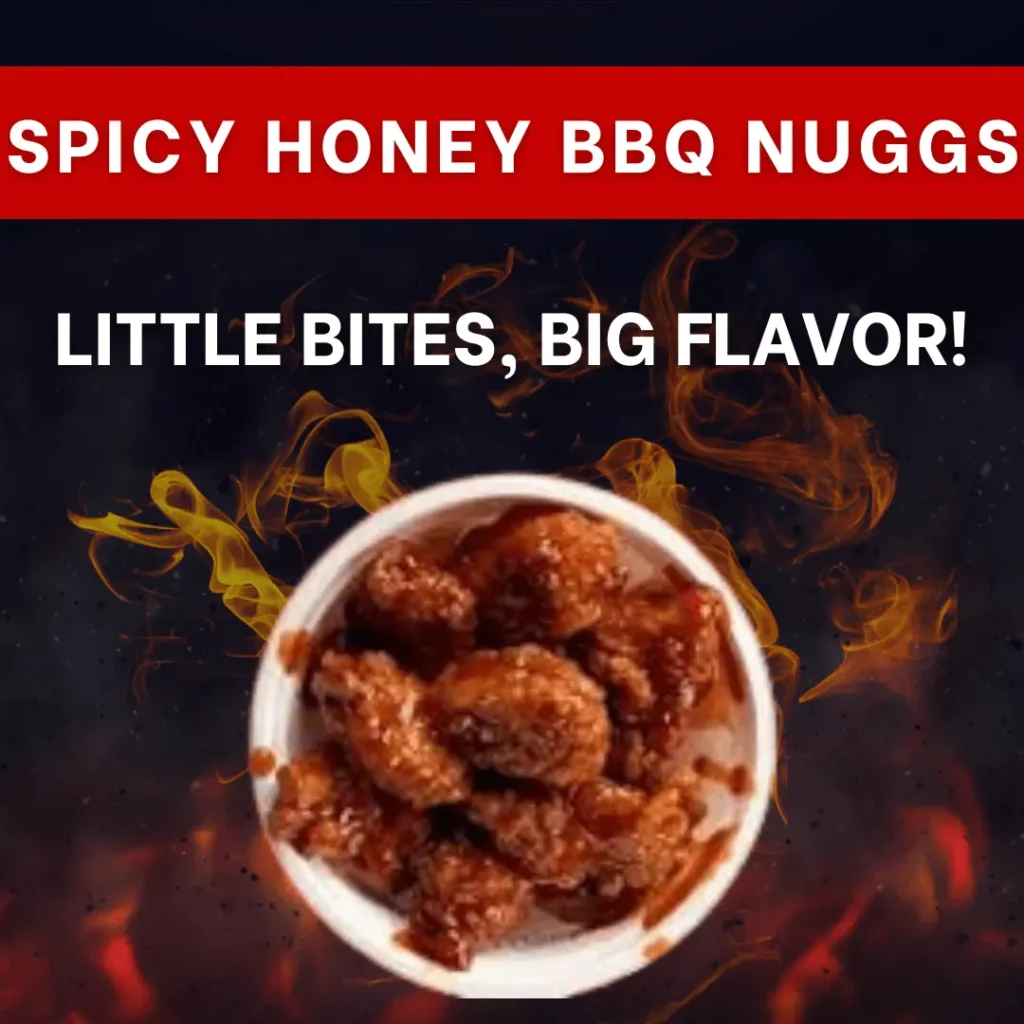 Spicy honey BBQ nuggets