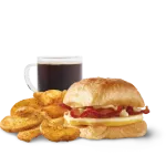 Bacon Egg & Swiss Croissant Combo