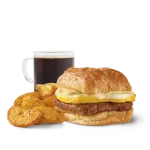 Sausage Egg & Swiss Croissant Combo