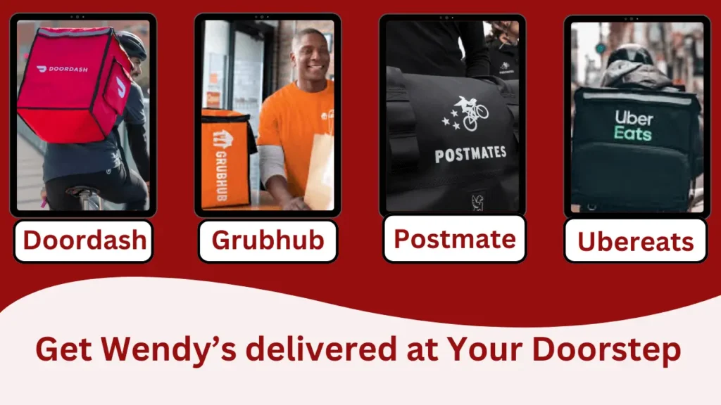 Wendys delivery at your door step