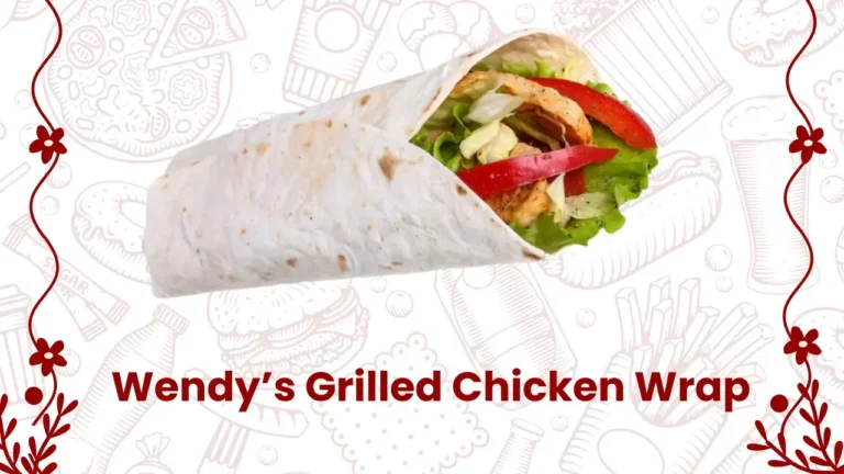 wendy's grilled chicken wrap