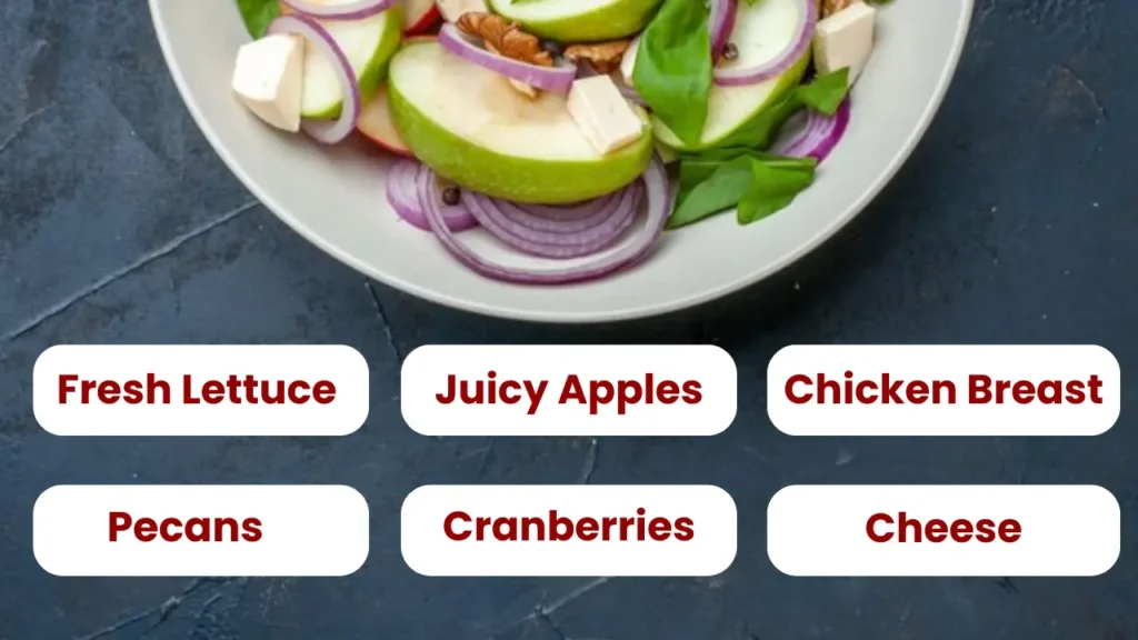 ingrediants Wendys Apple Pecan Salad