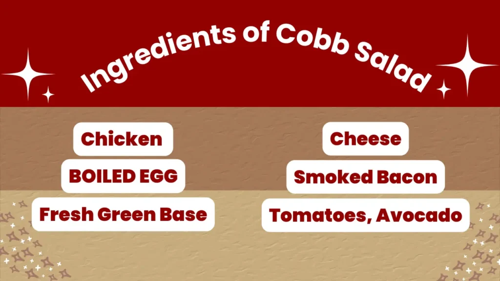ingredients of cobb salad