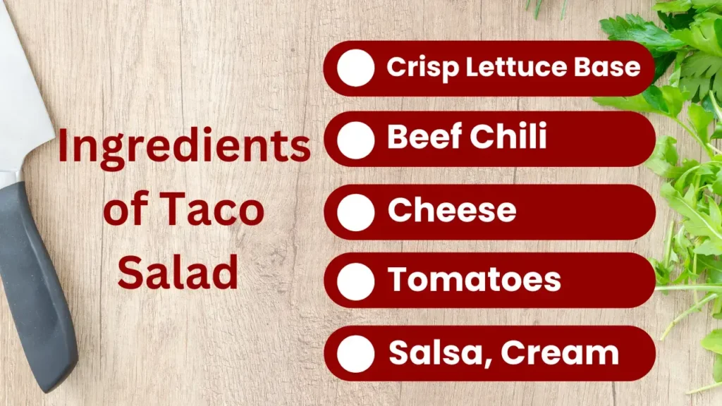 ingredients of taco salas 